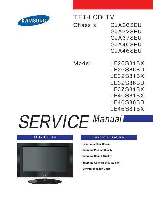 Сервисная инструкция Samsung LE-26S81BX, LE-32S81BX ― Manual-Shop.ru