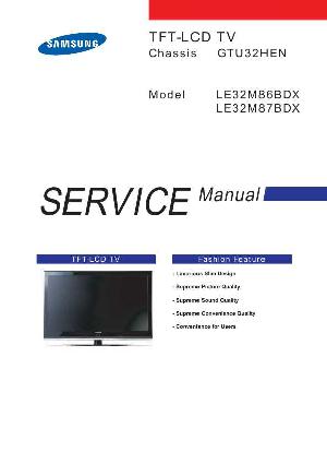 Сервисная инструкция Samsung LE-32M86BDX, LE-32M87BDX ― Manual-Shop.ru