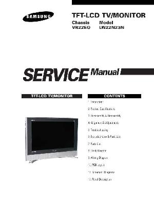 Сервисная инструкция Samsung LW-22N23N, VR22EO ― Manual-Shop.ru