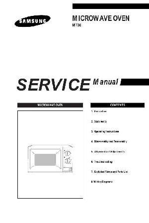 Сервисная инструкция Samsung M736 ― Manual-Shop.ru