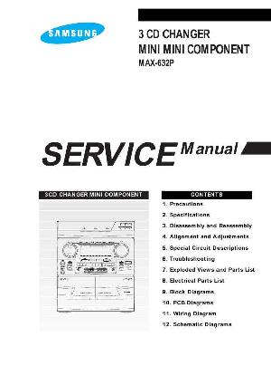 Сервисная инструкция Samsung MAX-632P ― Manual-Shop.ru