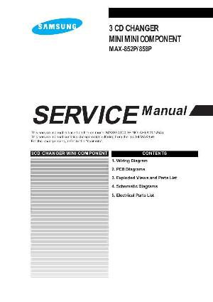 Сервисная инструкция Samsung MAX-852P, MAX-858P ― Manual-Shop.ru