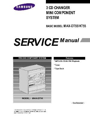Сервисная инструкция Samsung MAX-DT55, MAX-KT55 ― Manual-Shop.ru