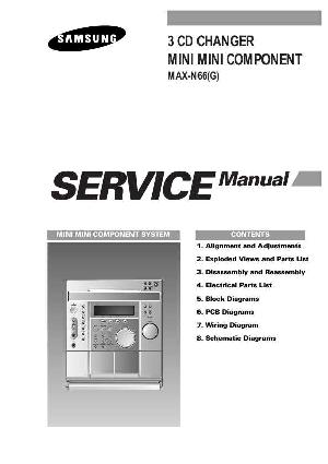 Сервисная инструкция Samsung MAX-N66 ― Manual-Shop.ru