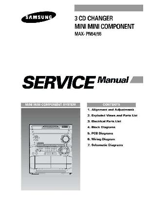 Сервисная инструкция Samsung MAX-PN54, MAX-PN55 ― Manual-Shop.ru