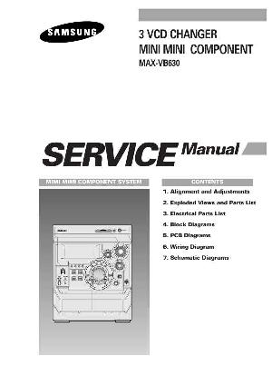 Сервисная инструкция Samsung MAX-VB630 ― Manual-Shop.ru