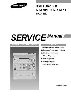 Сервисная инструкция Samsung MAX-VS530 ― Manual-Shop.ru