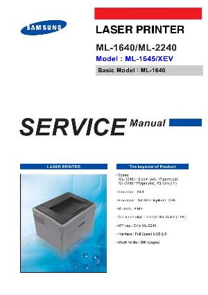 Сервисная инструкция Samsung ML-1640, 1645, 2240 ― Manual-Shop.ru