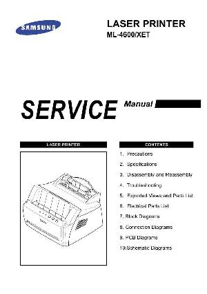 Сервисная инструкция Samsung ML-4600 ― Manual-Shop.ru