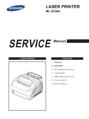Сервисная инструкция Samsung ML-5100A ― Manual-Shop.ru
