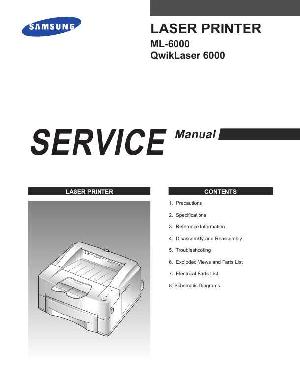 Сервисная инструкция Samsung ML-6000, QwikLaser 6000 ― Manual-Shop.ru