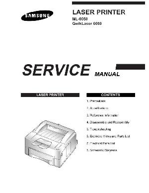 Сервисная инструкция Samsung ML-6050, QwikLaser 6050 ― Manual-Shop.ru
