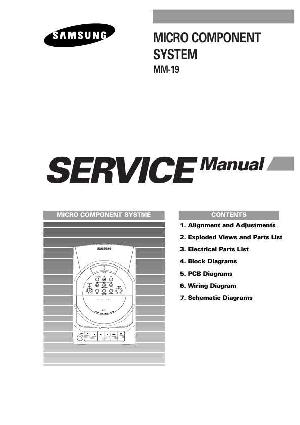 Сервисная инструкция Samsung MM-19 ― Manual-Shop.ru