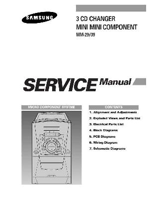 Service manual Samsung MM-29, MM-39 ― Manual-Shop.ru