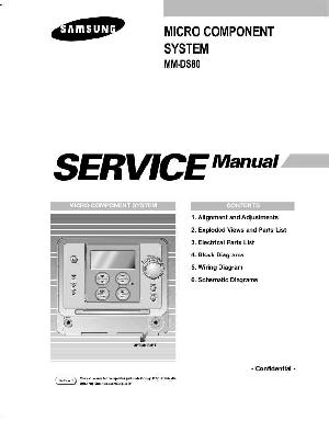 Сервисная инструкция Samsung MM-DS80 ― Manual-Shop.ru