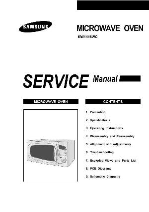 Сервисная инструкция Samsung MW-1446WC ― Manual-Shop.ru
