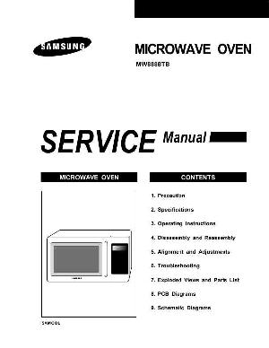 Service manual Samsung MW-888STB ― Manual-Shop.ru