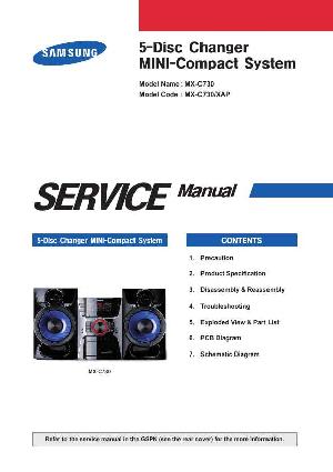 Сервисная инструкция Samsung MX-C730 ― Manual-Shop.ru