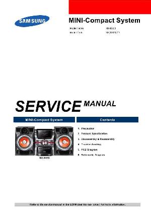 Service manual Samsung MX-D830 ― Manual-Shop.ru