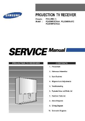 Service manual Samsung PCJ-534RF, PCJ-614RF ― Manual-Shop.ru