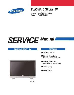 Сервисная инструкция Samsung PL-42E7SX D74D ― Manual-Shop.ru