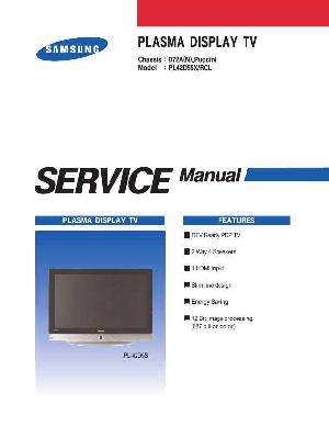 Сервисная инструкция Samsung PL42D5SX, RCL, D72A(N) PUCCINI ― Manual-Shop.ru