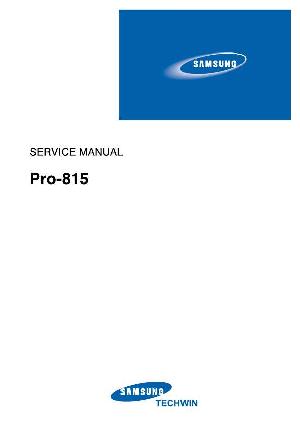 Сервисная инструкция Samsung PRO-815 ― Manual-Shop.ru
