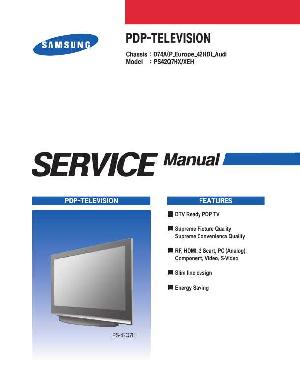Service manual Samsung PS-42Q7H, D74A ― Manual-Shop.ru