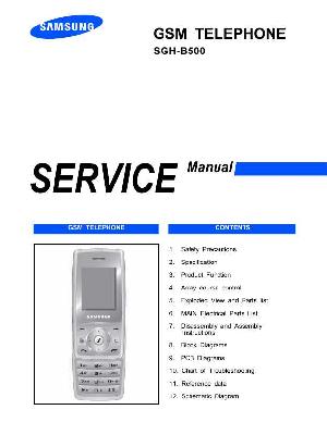 Сервисная инструкция Samsung SGH-B500 ― Manual-Shop.ru