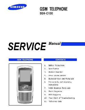 Сервисная инструкция Samsung SGH-C130 ― Manual-Shop.ru