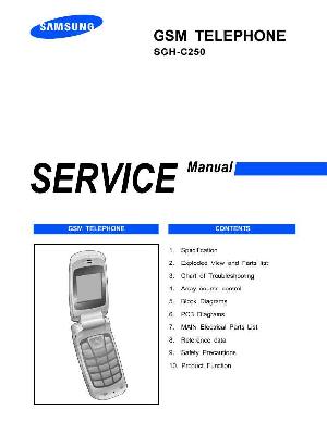 Сервисная инструкция Samsung SGH-C250 ― Manual-Shop.ru