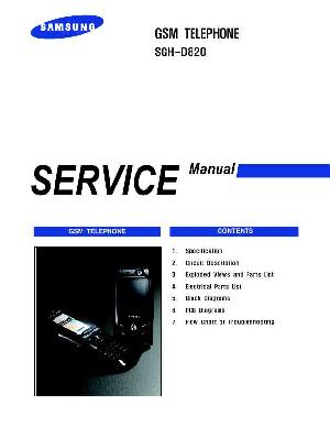 Сервисная инструкция Samsung SGH-D820 ― Manual-Shop.ru