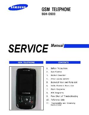 Сервисная инструкция Samsung SGH-D900 ― Manual-Shop.ru