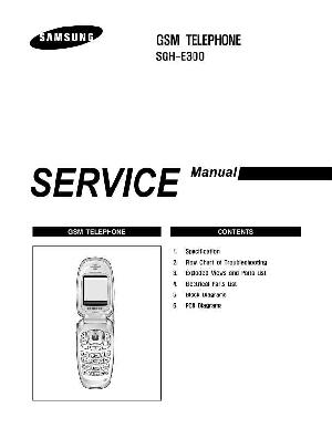 Сервисная инструкция Samsung SGH-E300 ― Manual-Shop.ru