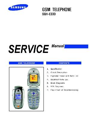 Сервисная инструкция Samsung SGH-E330 ― Manual-Shop.ru