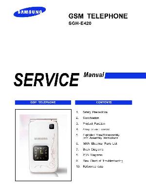 Сервисная инструкция Samsung SGH-E420 ― Manual-Shop.ru