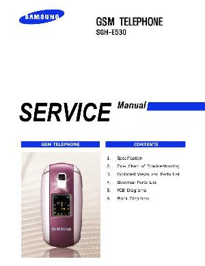 Сервисная инструкция Samsung SGH-E530 ― Manual-Shop.ru