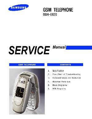 Сервисная инструкция Samsung SGH-E620 ― Manual-Shop.ru