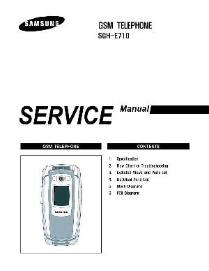 Сервисная инструкция Samsung SGH-E710 ― Manual-Shop.ru