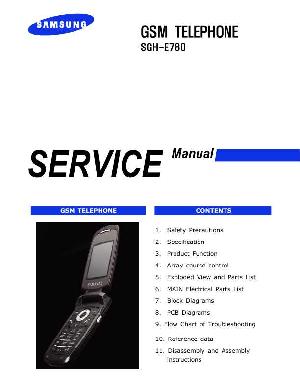 Сервисная инструкция Samsung SGH-E780 ― Manual-Shop.ru