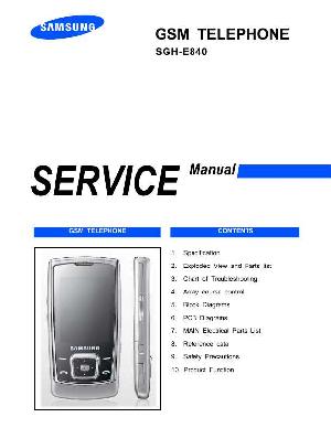 Сервисная инструкция Samsung SGH-E840 ― Manual-Shop.ru