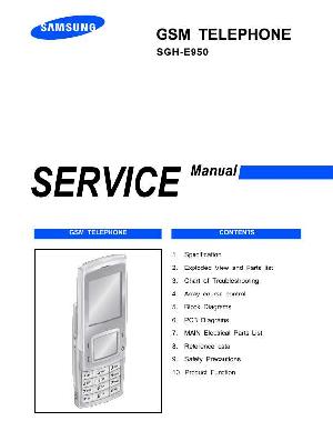 Сервисная инструкция Samsung SGH-E950 ― Manual-Shop.ru