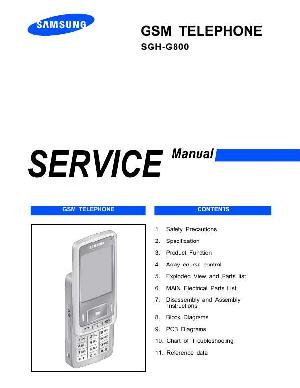 Сервисная инструкция Samsung SGH-G800 ― Manual-Shop.ru