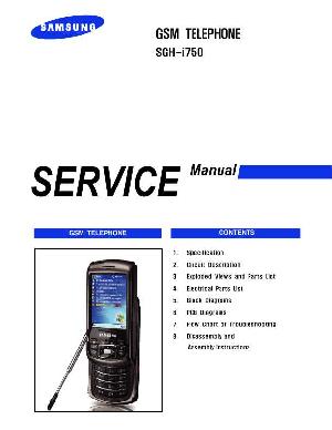 Service manual Samsung SGH-I750 ― Manual-Shop.ru