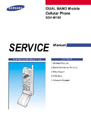 Сервисная инструкция Samsung SGH-M188 ― Manual-Shop.ru