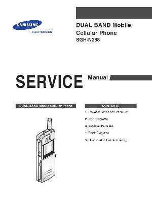 Сервисная инструкция Samsung SGH-N288 ― Manual-Shop.ru