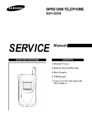 Сервисная инструкция Samsung SGH-Q208 ― Manual-Shop.ru
