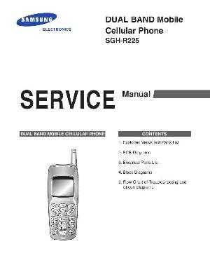 Сервисная инструкция Samsung SGH-R225 ― Manual-Shop.ru