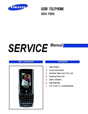Сервисная инструкция Samsung SGH-T809 ― Manual-Shop.ru
