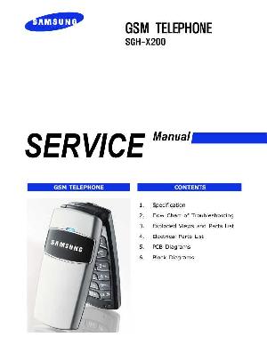 Сервисная инструкция Samsung SGH-X200 ― Manual-Shop.ru